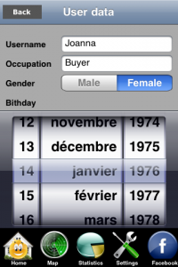 Happystep - the Iphone application Happystep - the Iphone application