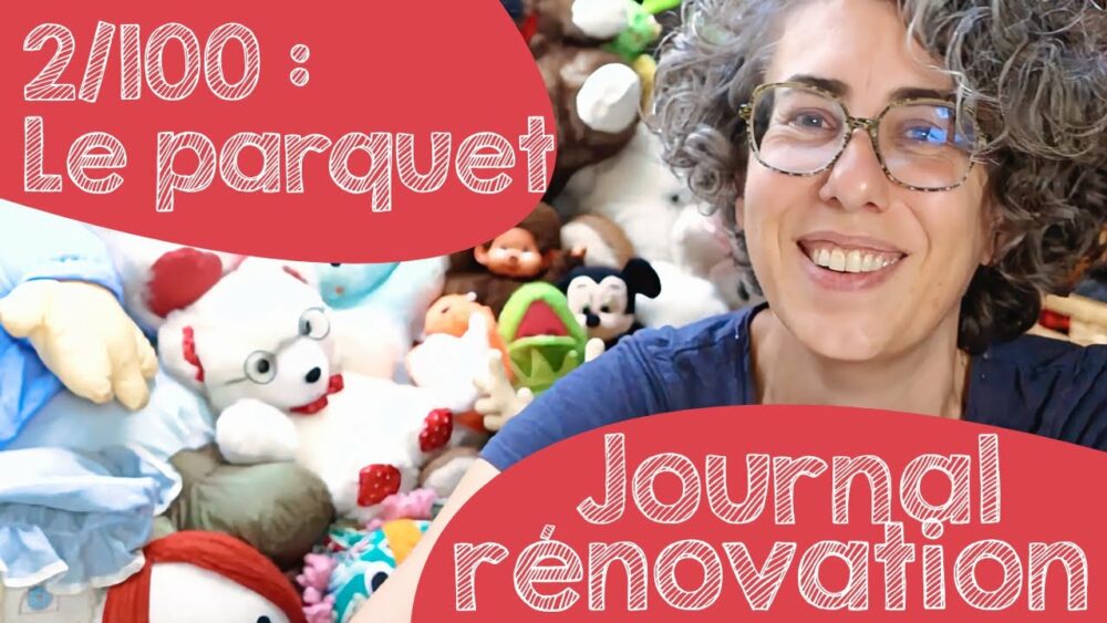 #2 Découverte du parquet en châtaignier et ponçage (première partie)