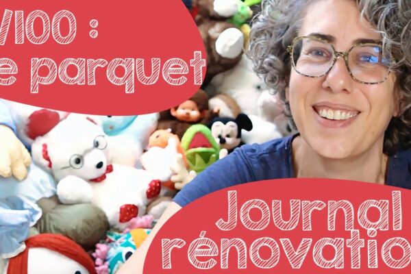#2 Découverte du parquet en châtaignier et ponçage (première partie)