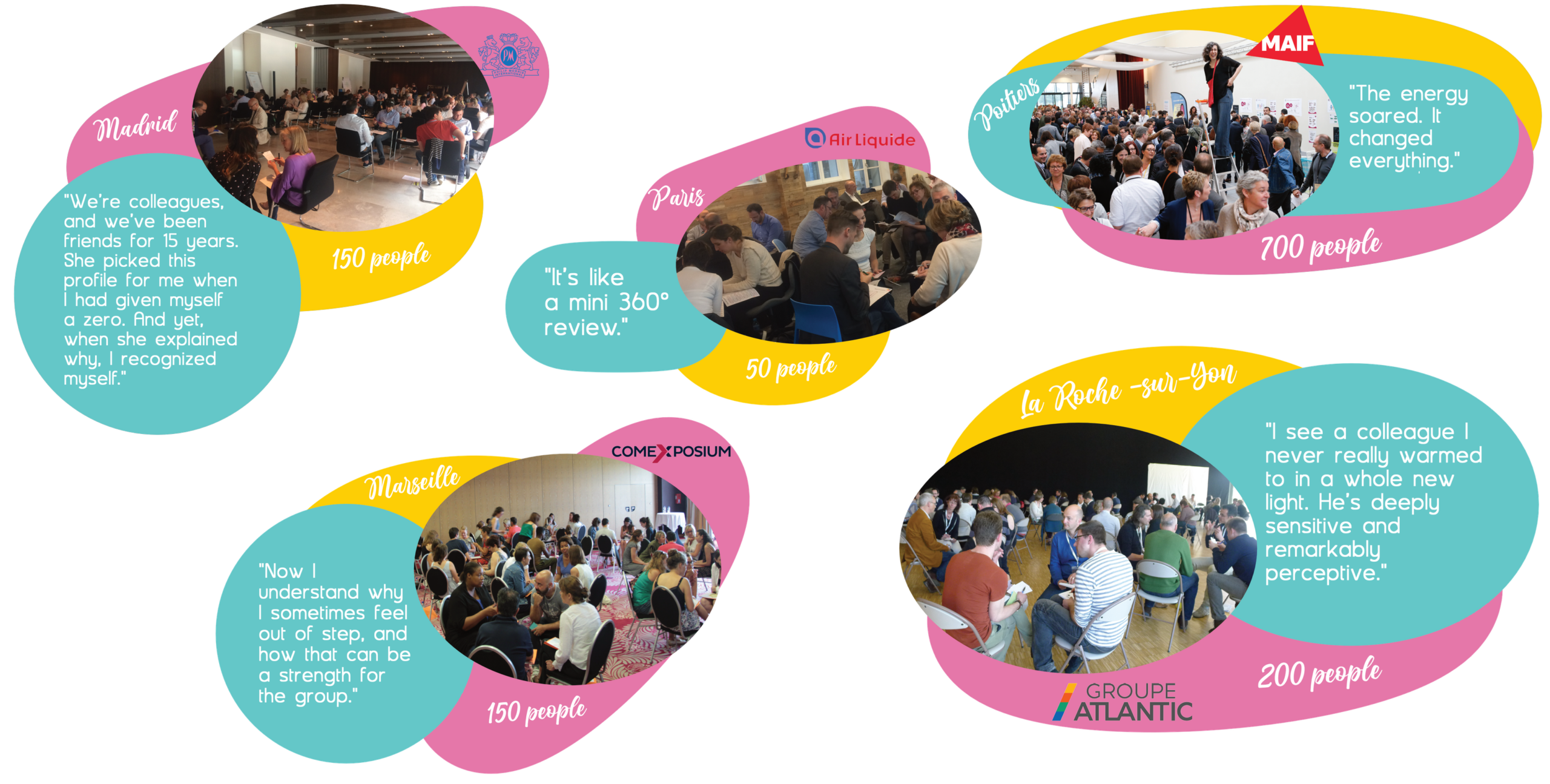 EN_testimonials Testimonials from Talentoscope sessions with Philip Morris, Comexposium, Groupe Atlantic, Air Liquide and MAIF